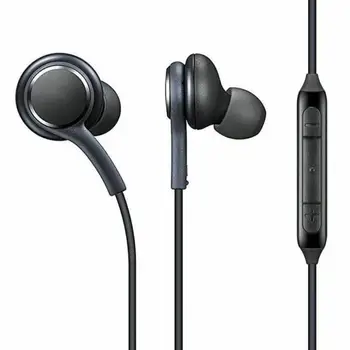 3,5 mm Žične Slušalke za V uho Z Žično Mikrofon Nadzor Glasnosti Slušalke Stereo Šport Čepkov za Samsung Galaxy S9 S10 S8 S7