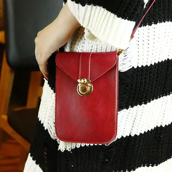 Crossbody torbe za ženske messenger vrečke mini majhen trg vrečko usnja PU sredstev denarnice torba za Prosti čas telefon vrečko