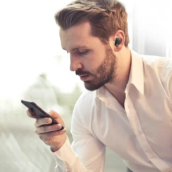 Bluetooth Slušalke Brezžične Čepkov 5.0 TWS Slušalke z Dvojno Čepkov Bas Zvok za Huawei Xiaomi Iphone Mobilne Telefone Samsung