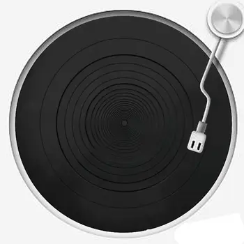 Anti-vibration Silikonsko Blazinico Gume LP Antislip Mat Phonograph Gramofon Vinil Zapis Igralci Pribor Nova