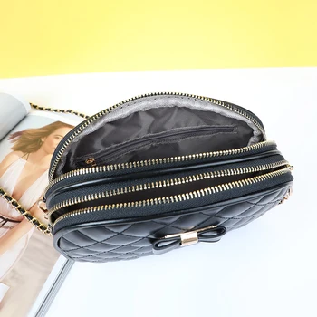 CAIOAIFEI modni diamant predalčni messenger vrečke za ženske 2019 lok ženske torbice Multi-layer žep ženska torba torbici