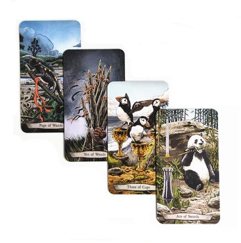 2020 Celoten ruski Živali totern Tarot Karte, družabne Igre Prerokovanje Usode oracle Kartice Igre otroci kartice