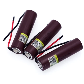 Liitokala Za nove HG2 18650 3000mAh baterije 18650HG2 3,6 V odvajanje 20A, posvečena baterije+DIY silikagel Kabel