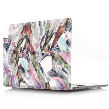 HRH Stilsko Marmorja Trde Plastike Primeru Laptop Telo PC Lupini za Mac Air Pro Retina 13