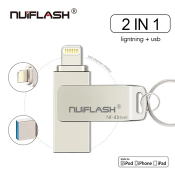 IOS mobilne Pendrive Micro USB 124 GB iPhone/ iPad/ Strele / Flash Disk