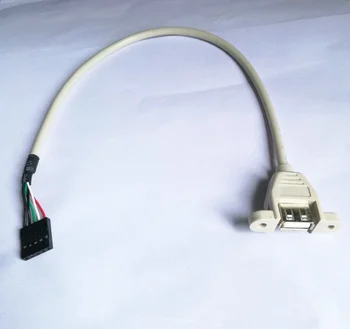 20pcs/veliko brezplačna dostava Motherboard 5Pin USB Ženski USB2.0 Ženski Podatkovni Kabel kabel Plošče