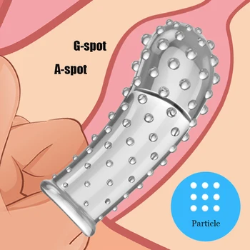 Novo enkratno uporabo Analni G Točko Erotično Stimulacijo Prst Rokavi Vagine, Klitoris Masaža Igre za Odrasle Sex Igrače Za Ženske BDSM Ropstva