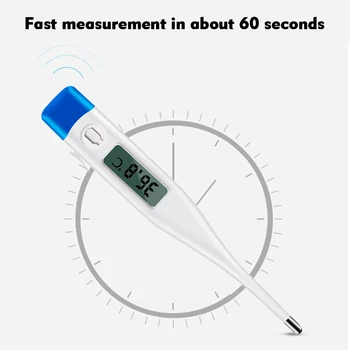 Digitalni Termometer Elektronsko Merjenje Temperature živo Srebro-prosti Hitro Branje Telo Pazduho Temperature Merilnik Digitalni Zaslon