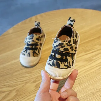 Blagovne znamke Baby Modne Superge Platno Leopard Baby Športni Copati za Malčke Fant Priložnostne Čevlji Za 0-3 let Star Claladoudou 11.5-za 15,5 cm