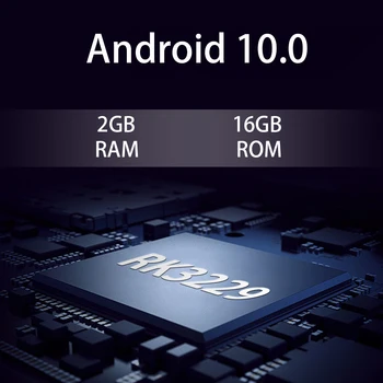 Android 10.0 Smart TV BOX Media Player 3D Video Youtube, Netflix 2.4 G wifi 2 gb RAM 16GB Set Top Box media player, TV Sprejemnik