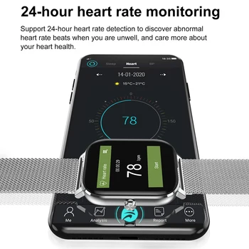 696 DT35 Pametno Gledati 2020 EKG PPG PPG+SSF Merilne Tehnologije Bluetooth Klic Pametno Gledati Moški Ženske Smartwatch GTS