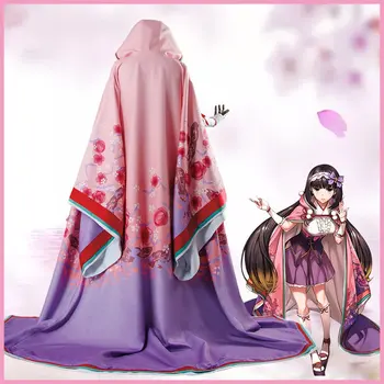 (Na Zalogi) FGO Usoda Grand Bi Morilec Osakabehime Kimono Yukata Vrhovi Enotno Obleko, Obleko Anime Cosplay Kostume Celoten Sklop