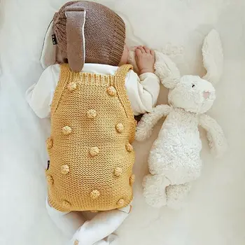0-18 M 4COLOR Pozimi Novorojenega Dojenčka Baby Boy Girl Bodysuits brez Rokavov Jopica Jumpsuit Playsuit Obleke Obleke