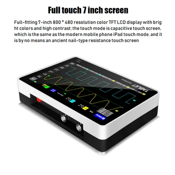 LCD Dotika Zaslona 1013D Dual Channel Mini Tablet razširljiv odprtokoden 100M pasovne širine, 1GS Vzorčenja Poklic Oscilloscope