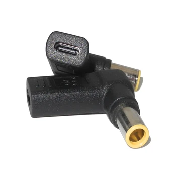 USB C PD Adapter Pretvornik Tipa C Ženski 7,9*5,5 mm Moški Jack Prenosnik Napajalnik Priključek za Lenovo Thinkpad X60 T60 T61