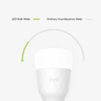 YEELIGHT led žarnice led žarnica 1S Smart žarnica Smart Svetlobe E27 RGB LED žarnice led luči za dom 800 lumnov WIFI Za MIhome App