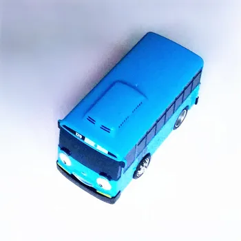 4pcs/set Očitajo Mali Avtobus korejski Anime Oyuncak Modela Avtomobila Mini Plastični Potegnite Nazaj Modro Zeleno Rumeno Rdeče Očitajo Avtobusom za Otroke Darilo