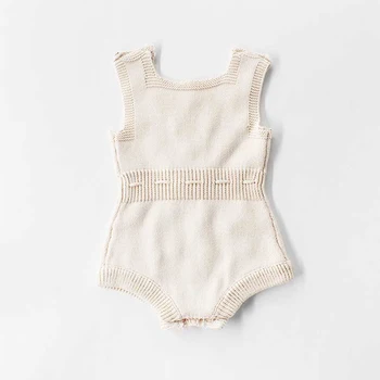 2019 Novorojenega Otroka, Igralne Obleke Ročno Pompom Baby Dekle Romper Pletene Otroška Oblačila Za Malčke Baby Fantje Jumpsuit Kombinezoni Oblačila