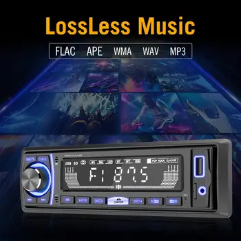 12V 1 Din avtoradia Bluetooth Car Stereo MP3 Predvajalnik 1DIN Autoradio AUX Sprejemnik FM Auto Sprejemnik V Dash USB/SD Predvajalnik Glasbe