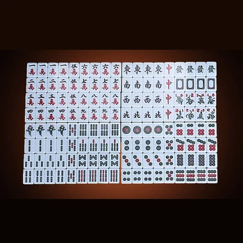 Vroče Mini 22 MM/24 MM Prenosni Potovanja Mahjong Nastavite Torba Mah-jong Z Usnja Tabela Mat Zaprtih Zabava Majiang Igre