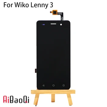 AiBaoQi Novo Izvirno 5.0 palčni Zaslon na Dotik + 1280X720 LCD-Zaslon Skupščine Zamenjava Za Wiko Lenny 3 model Telefona