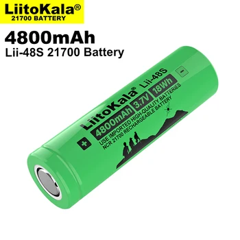 LiitoKala Lii-48S 3,7 V 21700 4800mAh li-lon baterij je za 9,6 moč 2C Stopnja Praznjenja ternary litijeve baterije DIY Električnih koles