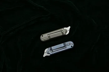 LOVOCOO Mini S35VN Jekla, Zložljiv nož titanium ročaj lov preživetje kampiranje obesek za ključe, noži žepu EOS praktično vsak dan orodja