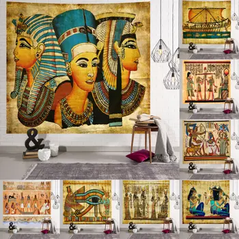 Stari Egipčanski Egipt Tapiserija Steni Visi Študentski Dom Dekor Bedspread Vrgel Umetnosti Doma Dekor