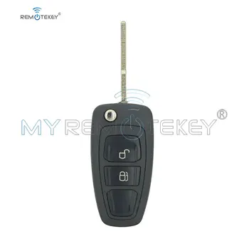 Remtekey 5WK50165 2 gumb 434mhz Zložljiv ključ FSK 4D63 čip HU101 rezilo za Ford Ranger 2011 2012 2013