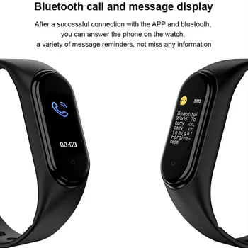 Novi M5 SmartBand Bluetooth Šport Fitnes Tracker Pedometer M5 Pametne Ročne Ure Moške Srčnega Utripa Klic Opomnik Pametna Zapestnica