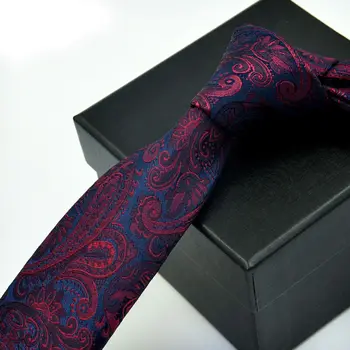 SHENNAIWEI 6 cm moških kravato jacquardske Prugasta kravatni darila