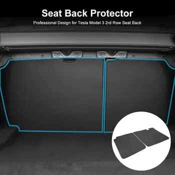 Avto Sedež Nazaj Pokrov Zaščitnik Nepremočljiva Vonj Dokaz Visoko Kakovostnih Mikrovlaken Usnje Za Tesla Model 3 Auto Notranje Zadeve Accessorie
