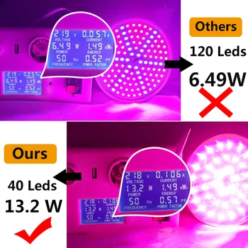 Celoten spekter LED Rastejo Žarnice E27 Raste Luči Ffs gojenje Rastlin Svetilke Za Notranjo Hydroponics Cvet Toplogrednih 220V 30 Led