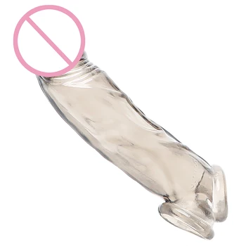 IKOKY Debel Penis Rokavi za enkratno uporabo Kondoma Penis Prstan Spolnih Igrač za Moške Zavira Ejakulacijo Penis Razširitev Širitve Petelin Obroč