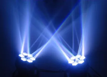 6x15w RGBW 4in1 Mini Led Svetlobni Pranje Čebel Očesom Gibljive Glave dj luč Disco Klub Poroko Dogodkov