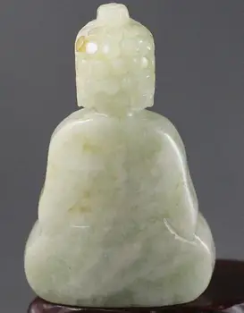 Kitajski Handwork Jade Carving Buda Obesek Zbirka Jade Buda Sakyamuni Kipi