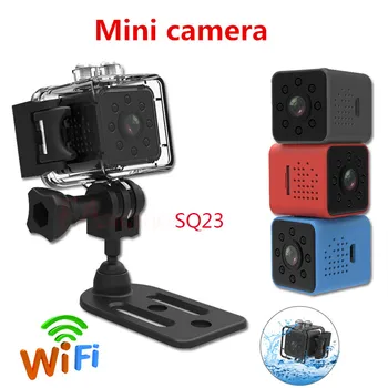 2019 Novo Original Mini Cam WIFI Kamera SQ23 FULL HD 1080P Night Vision Nepremočljiva Lupine, CMOS-Senzor Diktafon Camcorde
