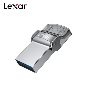 Lexar JumpDrive D35c USB Flash Disk 64GB 128GB 32GB Dual tip C Tip Pero Pogon USB 3.0 Pendrive do 100MB/s Flash Disk