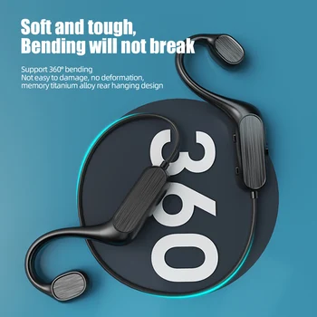 !ACCEZZ Najnovejši Kostne Prevodnosti Slušalke Bluetooth 5.0 Brezžične Slušalke Sweatproof Nepremočljiva Šport na Prostem Slušalke Z Mikrofonom