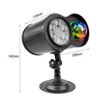 Božič Projektor Lahka Nepremočljiva Dvojno Cev Vrt Fazi LED Luči Star Nebo Projekcija Vzdušje Lučka Dropshipping