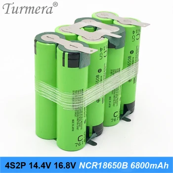 4s2p baterije 18650 pack ncr18650b 6800mah 16.8 proti varjenje, spajkanje baterija za izvijač orodja baterije meri baterije JAN05