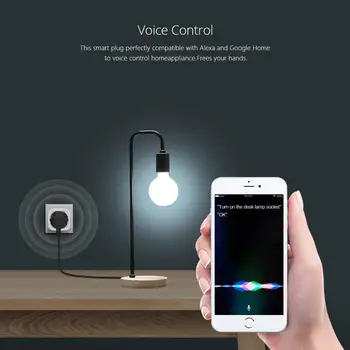Apple Homekit Stikalo Siri Glas Za Nadzor Doma Napravi Lučka za Wifi Smart Vtičnice Priključite Inteligentno Brezžično Vtičnico 90-265V EU NAS
