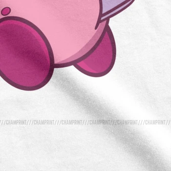 Kirby T-shirt za Ženske Original Nostalgija Otroštva ZAKONA Igra Čistega Bombaža Tshirt Srčkan Vrhovi Tees O Vratu Ženska Oblačila Plus Velikost