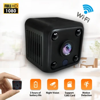 Mini Kamera HD Kamere, IP Kamere 1080P Senzor Night Vision WIFI Fotoaparat Daljinsko Spremljanje mala Kamera Brezžična nadzorna Kamera