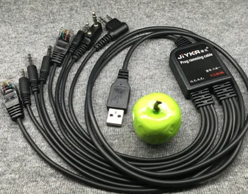 8 v 1 Računalnik USB Kabel za Programiranje glavnih blagovnih znamk Priročno walkie talkie avtoradia s CD s Programsko opremo
