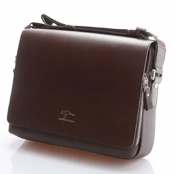 2019 Luksuzne blagovne Znamke Kenguru Moških Messenger Bag Mehko Usnje Rami moškega Kritje Letnik Crossbody vrečke človek Trdnih Potovalne torbe