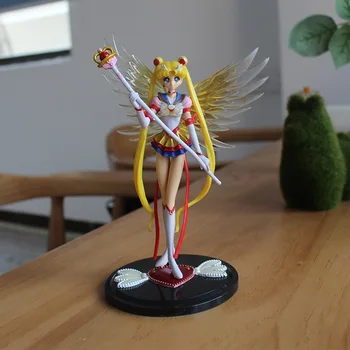 Risanka Sailor Moon figuric Japonske Anime 16 cm Merkur Jupiter, Venera Figurice Dosegljivi Modeli Otroci Igrače Božično darilo