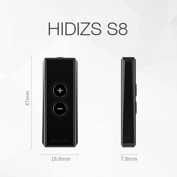 Hidizs S8 CS43131 USB prenosni DAC TIP C do 3,5 MM Hi-fi Slušalke Dekodiranje Ojačevalnik za Android Telefon, PC, MAC
