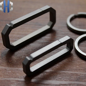 S/L Titanove Zlitine Key Ring Visela Sponke na Prostem EOS Orodje Keychain Žep Titana Sponke