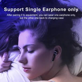 EZEAR Q70Y TWS Bluetooth Slušalke Slušalke Pravi Brezžični Čepkov V Uho Stereo Slušalke Uho Brsti Za Xiaomi Samsung iPhone
